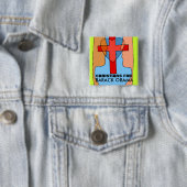 バラック・オバマのためのクリスチャン 缶バッジ (インサイチュ)