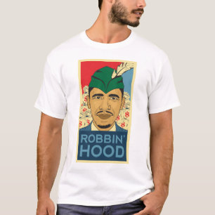 バラック・オバマのフードのロビン・フッドのティー! バラックオバマ Tシャツ