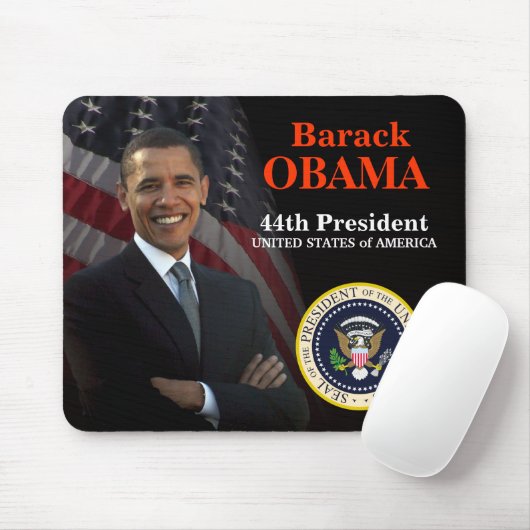 バラック・オバマの大統領Day Mousepadの マウスパッド (マウス)