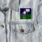 バラック・オバマの正方形ボタンのための格言 缶バッジ (インサイチュ)