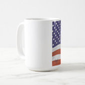 バラック・オバマの漫画のマグの旗 コーヒーマグカップ (正面左)