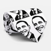 バラック・オバマの点検のタイ ネクタイ (ロール)