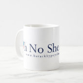 バラック・オバマの第一次マグ コーヒーマグカップ (正面左)