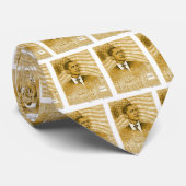 バラック・オバマの金ゴールドのタイを"変えて下さい" ネクタイ (ロール)