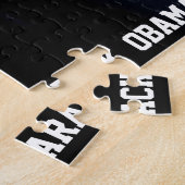 バラック・オバマの鏡反射 ジグソーパズル (側面)