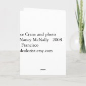 バラック・オバマの2008年のお祝いの民芸 シーズンカード (裏面)