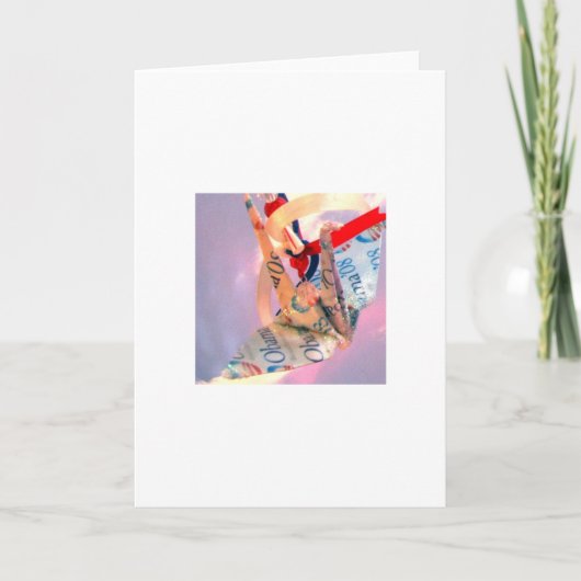 バラック・オバマの2008年のお祝いの民芸 シーズンカード (正面)