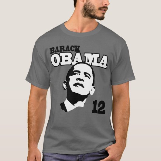 バラック・オバマの2012年のワイシャツ Tシャツ (正面)