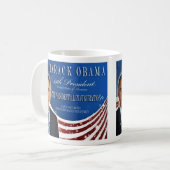 バラック・オバマの2013年の就任式の記念するマグ コーヒーマグカップ (正面左)