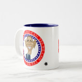 バラック・オバマのYes私達はできます ツートーンマグカップ (正面左)