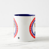 バラック・オバマのYes私達はできます ツートーンマグカップ (中央)