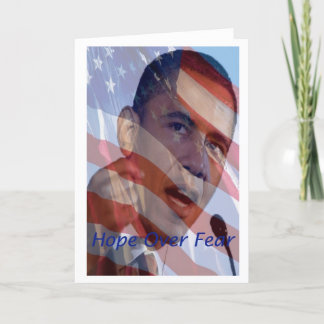 バラック・オバマは意欲を起こさせます! カード