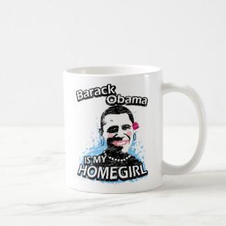 バラック・オバマは私のhomegirlです コーヒーマグカップ