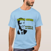 バラック・オバマは私をiPhone買いました! Tシャツ (正面)