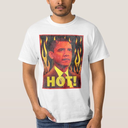 バラック・オバマキリスト反対者 Tシャツ (正面)