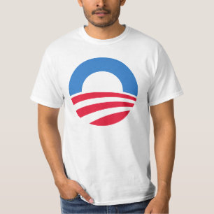 バラック・オバマ大統領のロゴのティー Tシャツ