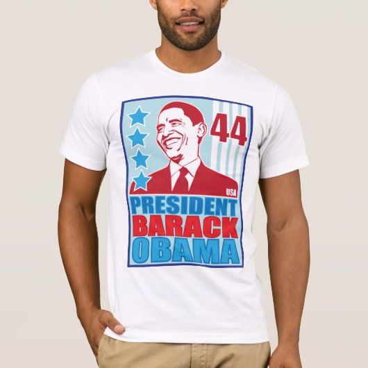 バラック・オバマ大統領のTシャツ Tシャツ (正面)