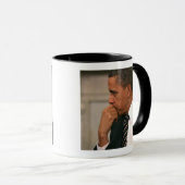 バラック・オバマ大統領は大統領に会います マグカップ (正面右)