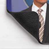 バラック・オバマ大統領は発表をします マウスパッド (コーナー)