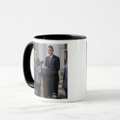 バラック・オバマ大統領は赦免します マグカップ (正面左)