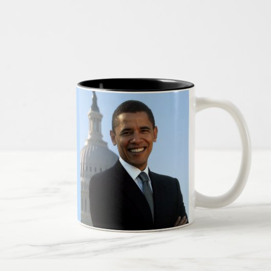 バラック・オバマ大統領 ツートーンマグカップ (右)