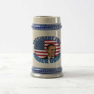 バラック・オバマ大統領 ビールジョッキ