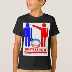 バラック・オバマ社会主義者 Tシャツ