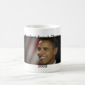 バラック・オバマ2008年大統領 コーヒーマグカップ (中央)