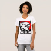 バラック・オバマ: イスラム教! Tシャツ (正面フル)