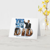 バラック・オバマ カード (黄色い花)