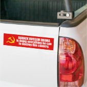 バラック・オバマ バンパーステッカー (トラック上)