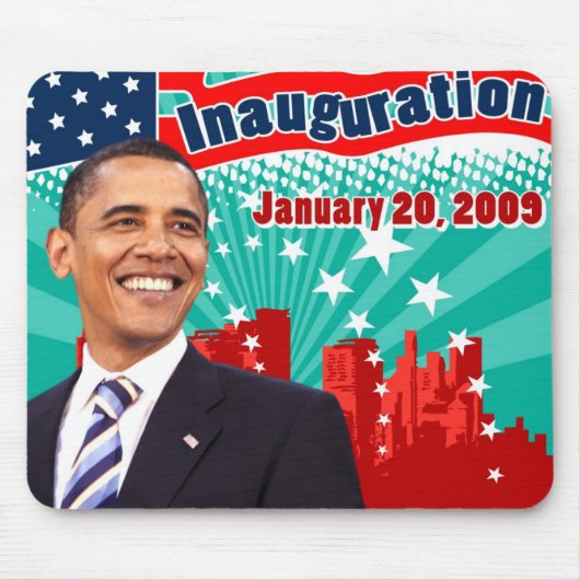 バラック・オバマ マウスパッド (正面)