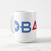 バラック・オバマ、第44大統領 コーヒーマグカップ (正面左)