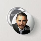 バラック・オバマ 缶バッジ (正面&裏面)