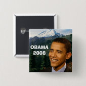 バラック・オバマ.button 1jpg、OBAMA2008 缶バッジ (正面&裏面)