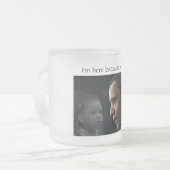 バラック・オバマAshleyのマグ フロストグラスマグカップ (正面左)