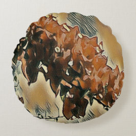 バラツリーアート装飾用クッション ラウンドクッション