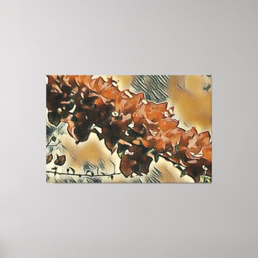 バラツリーアート キャンバスプリント (正面)