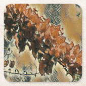 バラツリーアート スクエアペーパーコースター (正面)