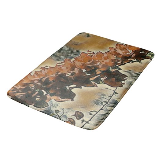 バラツリーアート バスマット (アングル)