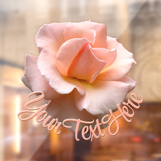 バラデカールパーソナライズされたワイルドバラウィンドウ貼り ウィンドウサイン (シート2)