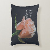 バラデザインオンアクセントピロー アクセントクッション (正面(垂直))