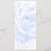 バラデザインブルーカラー結婚ズ メニュー (裏面)