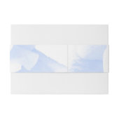 バラデザインブルーカラー結婚ズ 招待状ベリーバンド (裏面例)