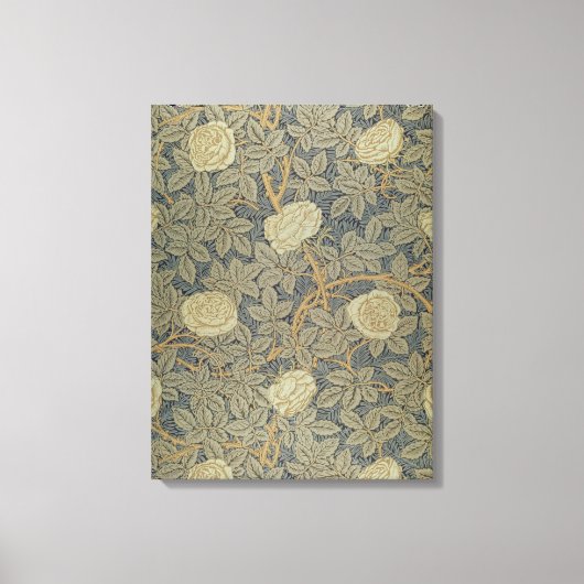'バラ'デザイン キャンバスプリント (正面)
