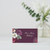 バラデザイン 名刺 (スタンド正面)