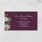 バラデザイン 名刺 (裏面)