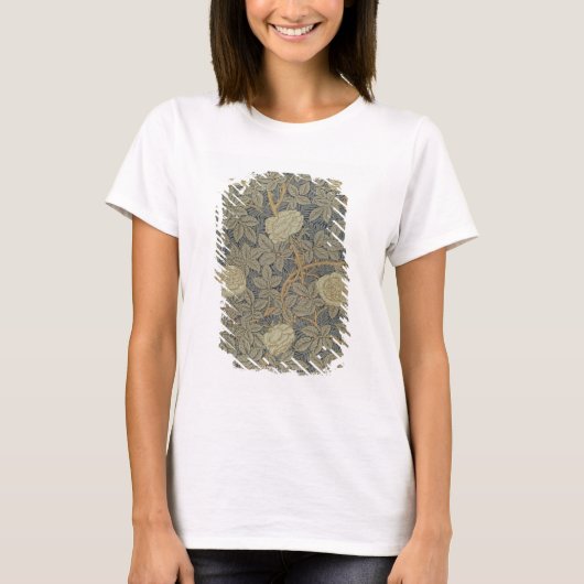 'バラ'デザイン Tシャツ (正面)