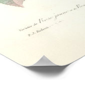 バラデュベンガールキャンバスプリント ポスター (角)