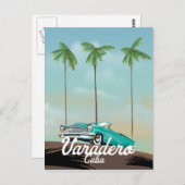 バラデロ・キューバ旅行ポスター ポストカード (正面/裏面)